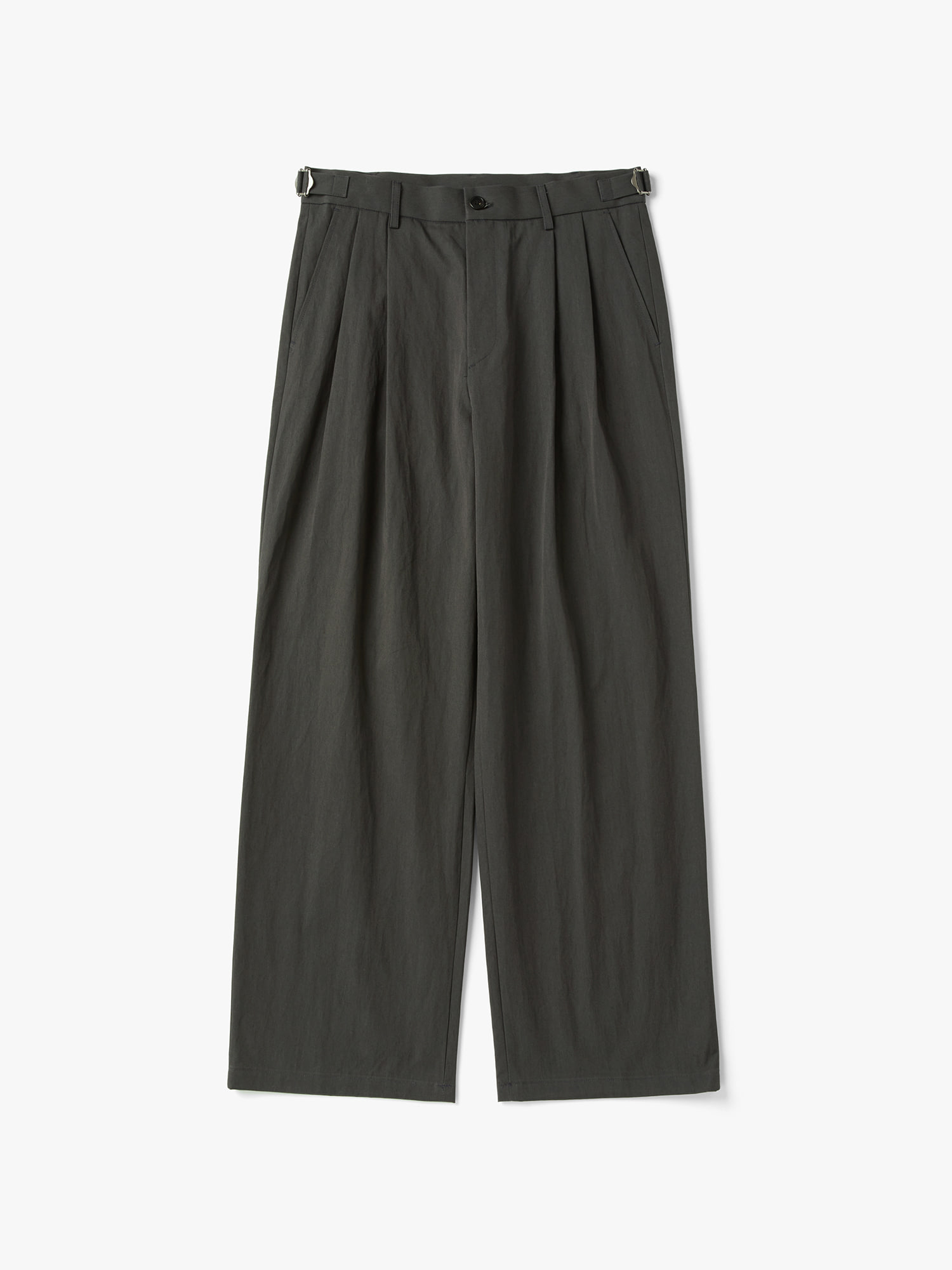 Flamingo C/N Two Tuck Pants (Chacoal)