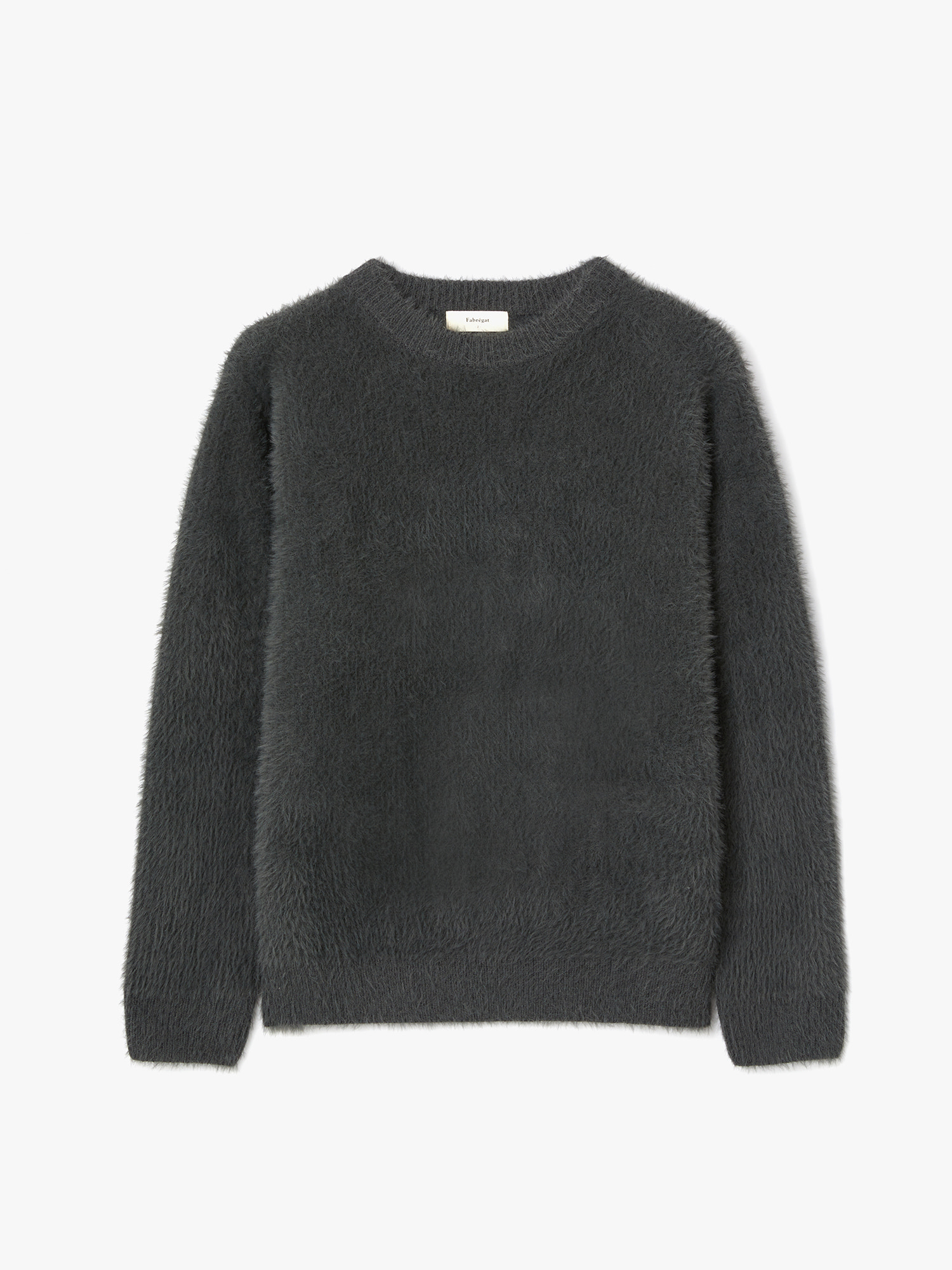 Kamil Angora Over-Fit Knit (Dark Gray)