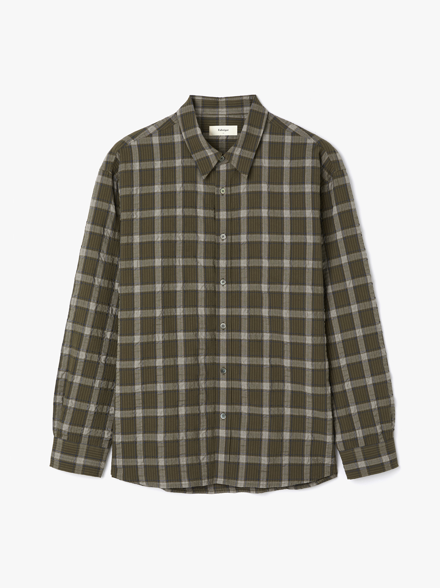 Freesia Check Shirts (Khaki)