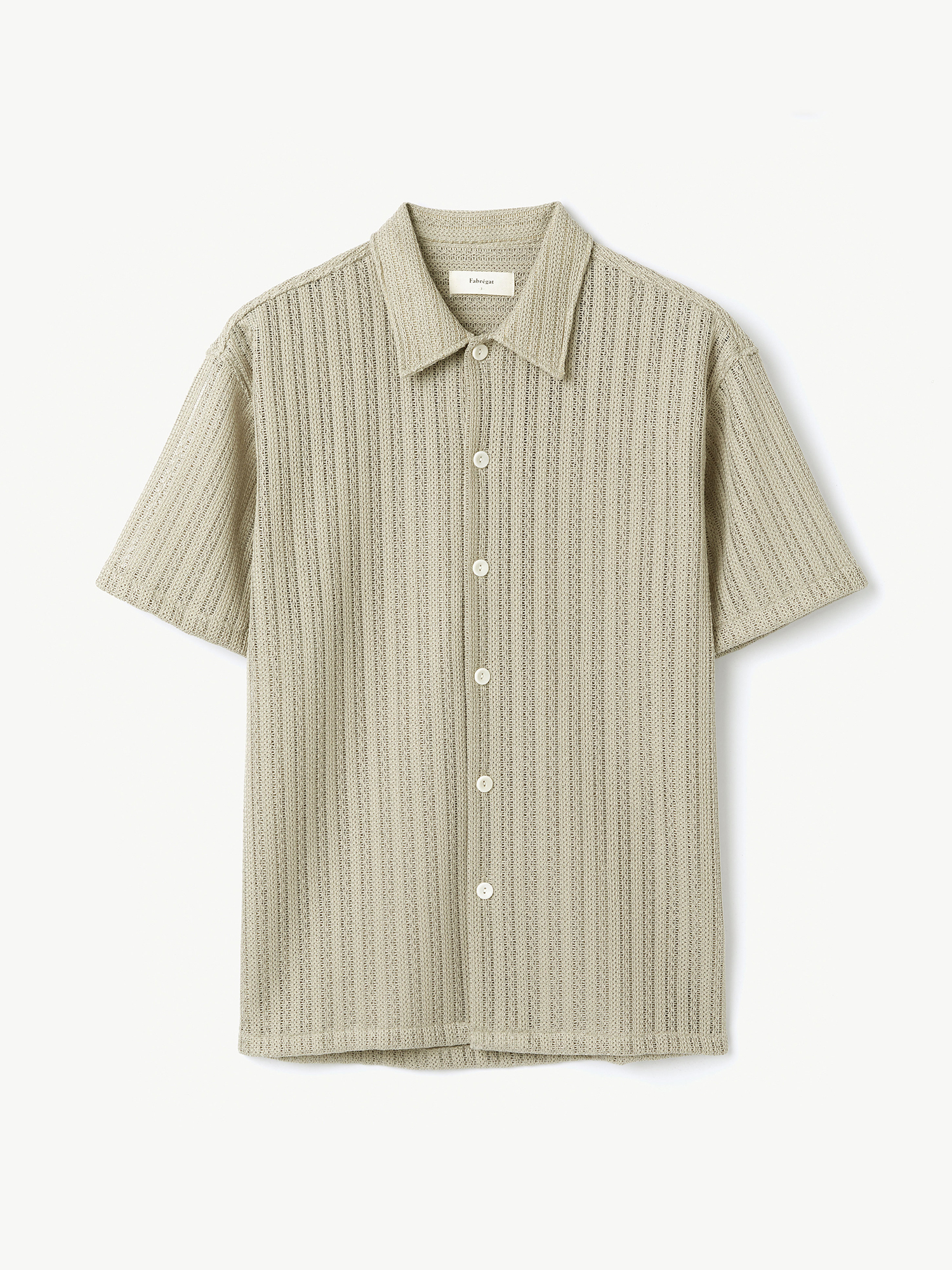 Crua Crochet Half Shirts (Organic Khaki)