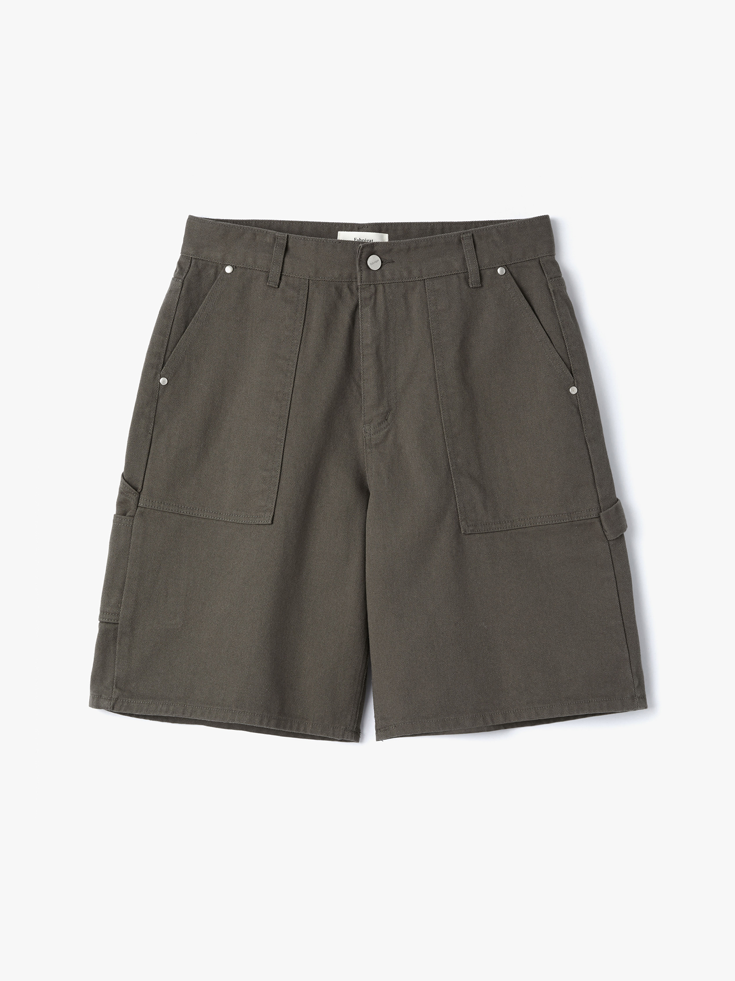 Carpenter Chino Bermuda Pants (Khaki Brown)