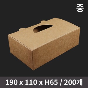 무지 크라프트 치킨박스 중 200매