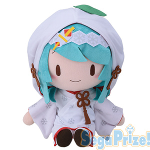 [입고완료][세가][보컬로이드] 하츠네 미쿠 SP 스페셜 푹신푹신 인형 SNOW MIKU 2013