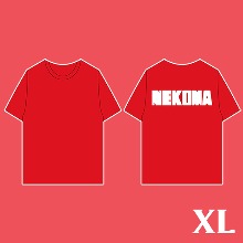 [예약상품/24년 07월~08월 입고예정][피규어프레소][하이큐!!] 정식 라이센스 티셔츠 네코마 고등학교 배구부 져지 스타일 Ver. XL 사이즈