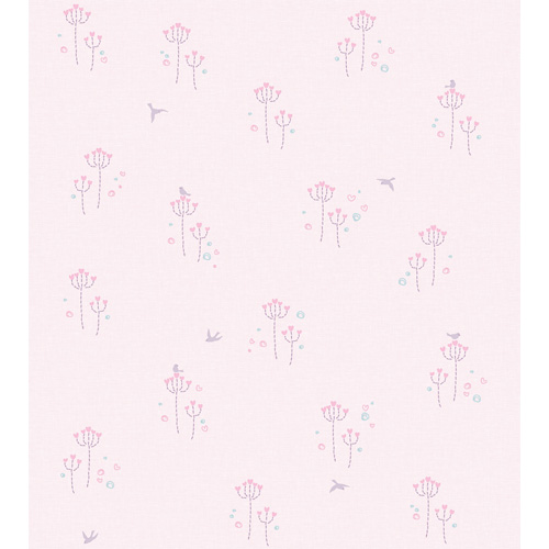 포인트시트지 (HWP-21298) 꽃그림 핑크