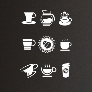 그래픽스티커(gm-pc113)-커피심플아이콘