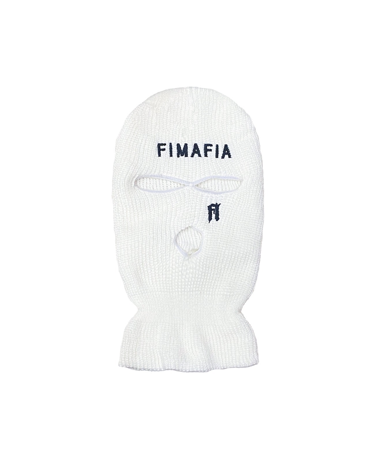 KNIT BALACLABA WHITE, F.I.MAFIA, FIMAFIA, SNOWBOARD, 스노우보드