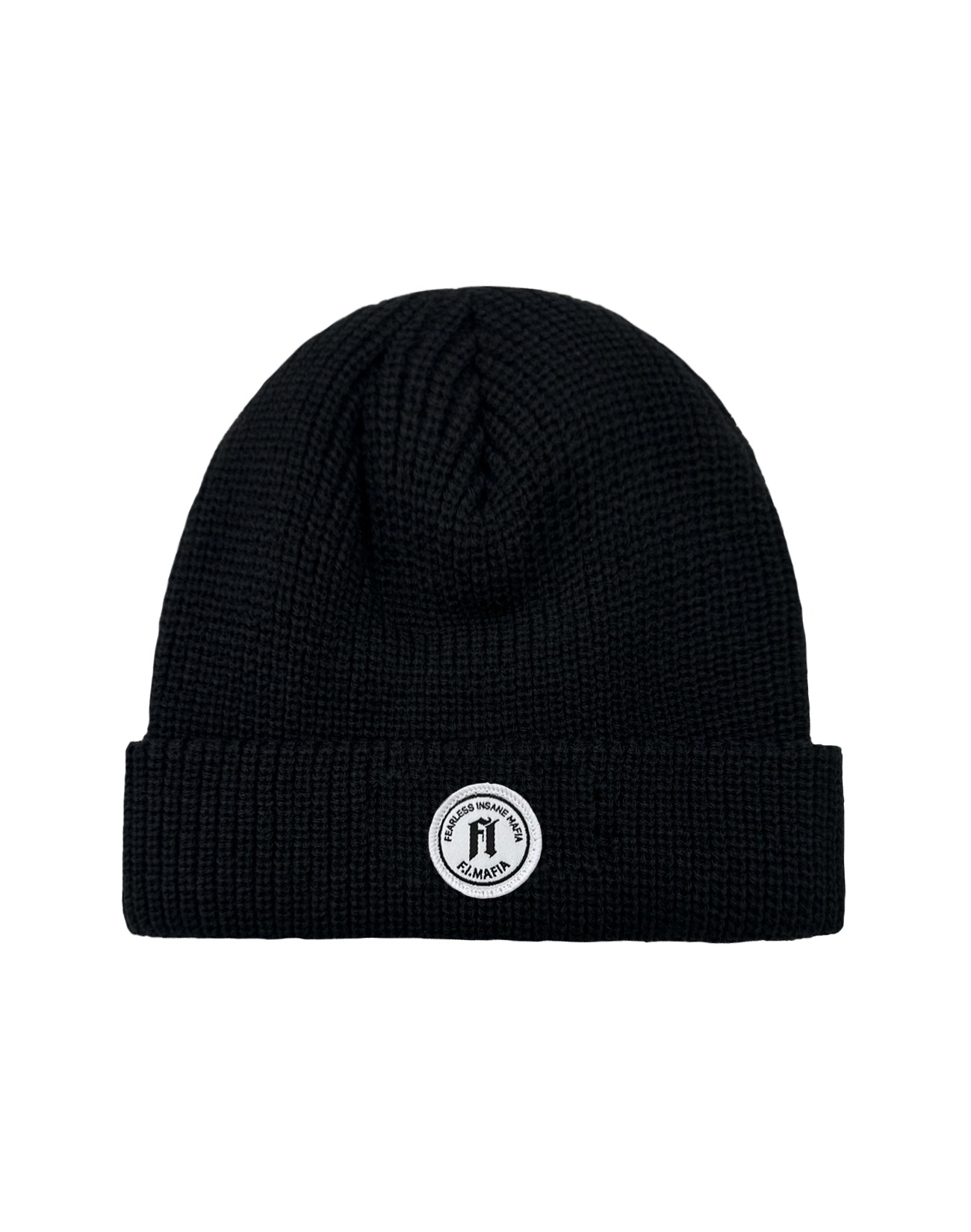 WHITE PATCH BEANIE - BLACK 위클리 세일, F.I.MAFIA, FIMAFIA, SNOWBOARD, 스노우보드