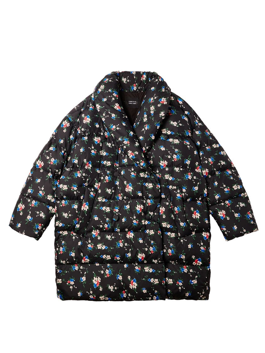 FLOWER PATTERN PUFFER COAT (SOLD OUT)