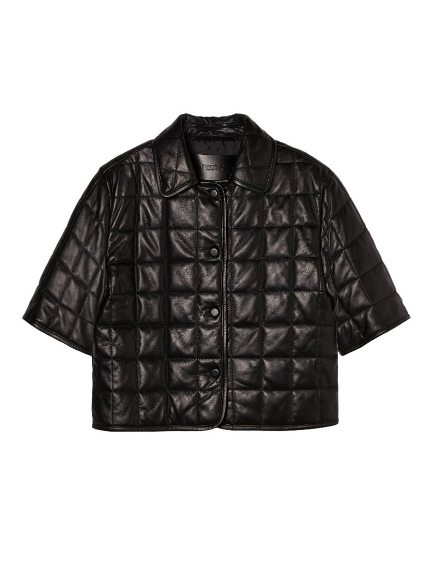 LAMB LEATHER QUILTED JACKET (SOLD OUT)