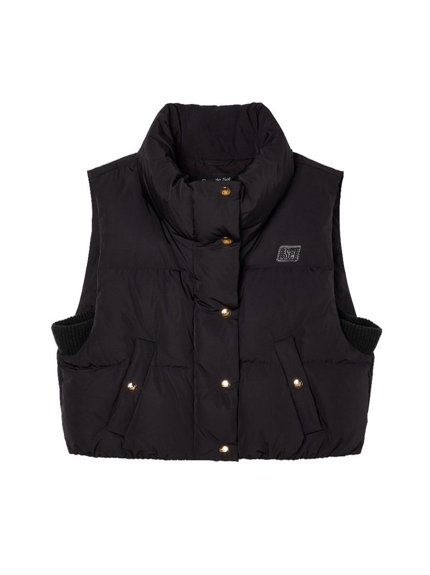 CROPPED DOWN PUFFER VEST