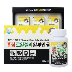 김오곤원장의 홍잠 로얄젤리 알부민 골드 900mg X 60정 X 3ea