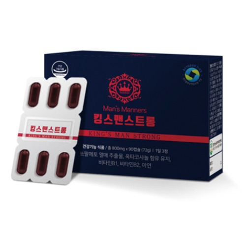 광동생활건강 비오팜 남성 영양제 킹스맨스트롱 800mg 90캡슐
