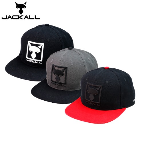 JACKALL[쟈칼] 스퀘어 로고 플랫 캡 SQUARE LOGO FLAT CAP