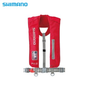 SHIMANO[시마노] 라이프 에어 자켓 (자동팽창식 구명 자켓) VF-051K *레드*