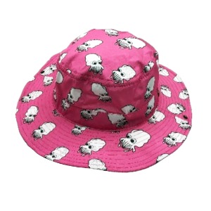 코히나타 에깅 모자 무늬오징어 버킷햇 핑크