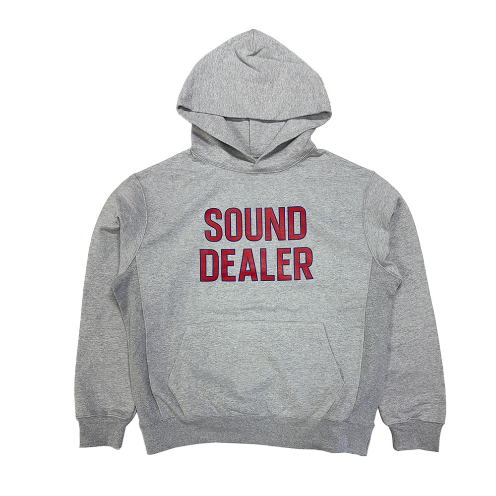 BALANSA SSB logo hoodie (heather gray/orange)/韓国 パーカー BALANSA SSB logo hoodie (heather gray/orange)/韓国 パーカー