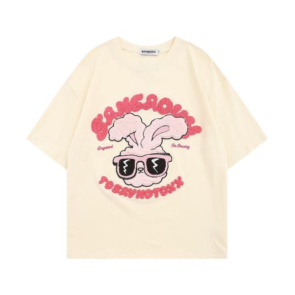 가바바 여성 카툰 선글라스 쓴 토끼 반팔 티셔츠 G76960 - 10대, 20대, 30대 여성쇼핑몰 남성쇼핑몰 | 가바바