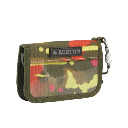 2021 버튼 스노우보드 시즌권 케이스 BURTON ZIP PASS WALLET BRIGHT BIRCH CAMO PRINT