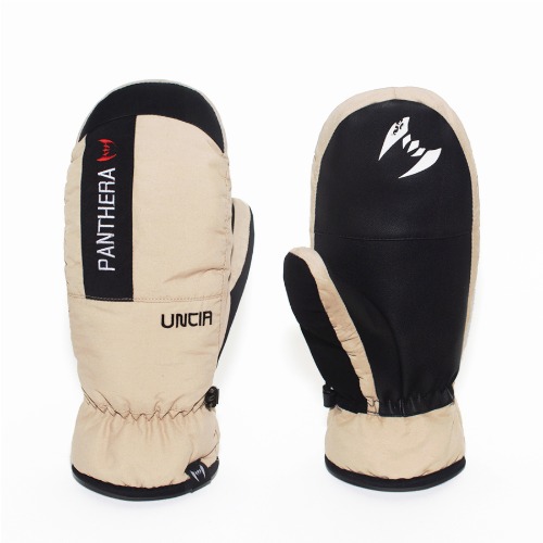 2021 UNCIA PANTHERA MITT GLOVE BEIGE 언씨아 판테라 스노우보드 벙어리 장갑