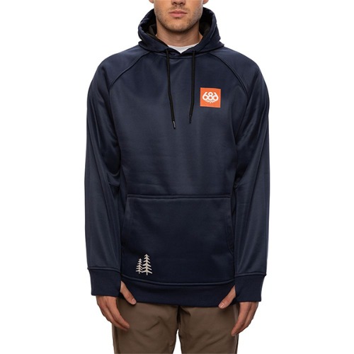 2021 686 BONDED FLC PULLOVER HOODY NAVY 본디드 후드