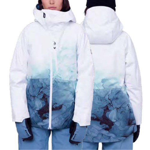 2324 686 여성용 보드복 히드라 인슐레이티드 자켓 WOMENS HYDRA INSULATED JKT WHITE ORION BLUE CLOUDBREAK