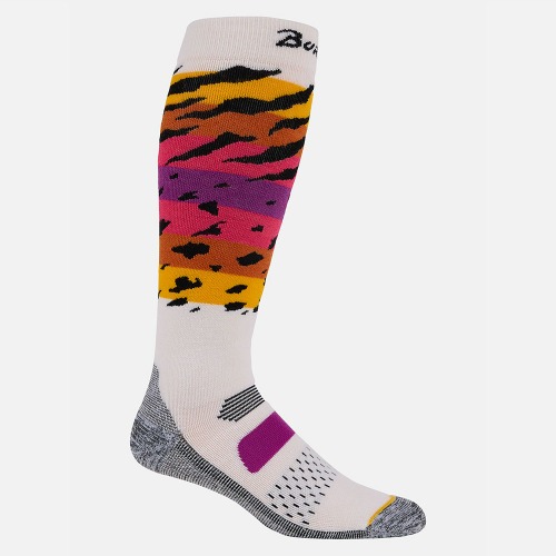 2324 버튼 퍼포먼스 미드웨이트 남성 양말 BURTON MENS PERFORMANCE MIDWEIGHT SOCKS STOUT WHITE SAFARI