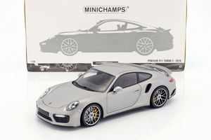 1:18 Porsche 911 (991 II) Turbo S year 2016 silver 다이캐스트 포르쉐 자동차 모형 