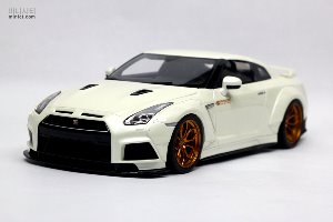 1:18 NISSAN PRIOR DESIGN GT-R (R35) (WHITE) KJ030 닛산 모형자동차