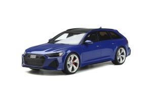 선주문11월분 1:18 GT854 AUDI RS 6 AVANT  Nogaro blue 자동차 다이캐스트 모형 수집용