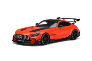 1:18 GT323  MERCEDES-BENZ AMG GT-R BLACK  SERIES ORANGE  2021 자동차 다이캐스트 모형 수집용