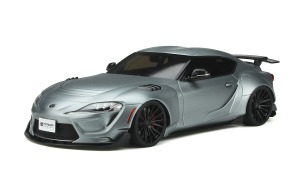 1:18 GT343 TOYOTA SUPRA By PRIOR DESIGN Phantom matte grey 자동차 다이캐스트 모형 수집용