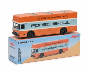 schuco 1:64 race transporter GULF 트럭 모형 다이캐스트 모형 자동차