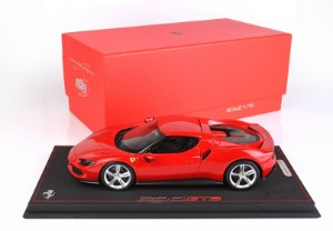 bbr 1:18 Ferrari 296 GTB rosso corsa 322 다이캐스트 페라리 자동차 모형 Cod P18210A