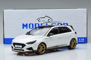 1:18  2021 hyundai i30 n,  white 모형자동차 다이캐스트