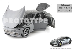 선주문 bbr 1:18 Ferrari Purosangue Diecast Panoramic Roof Grigio Titanio  Polifoam 페라리 푸로상게 다이캐스트 모형