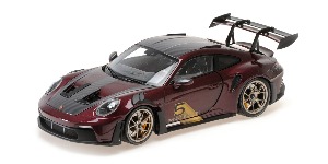 선주문 1:18 MINICHAMPS 110062029 PORSCHE 911 (992) GT3RS - 2023 - PURPLE W GOLD WHEELS 포르쉐 다이캐스트 모형