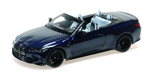 1:18 MINICHAMPS 110021031 BMW M4 CABRIOLET - 2020 - BLUE METALLIC 다이캐스트 모형