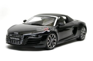 1:18 Audi R8 Spyder 5.2 FSI quattro PHANTOM BLACK 