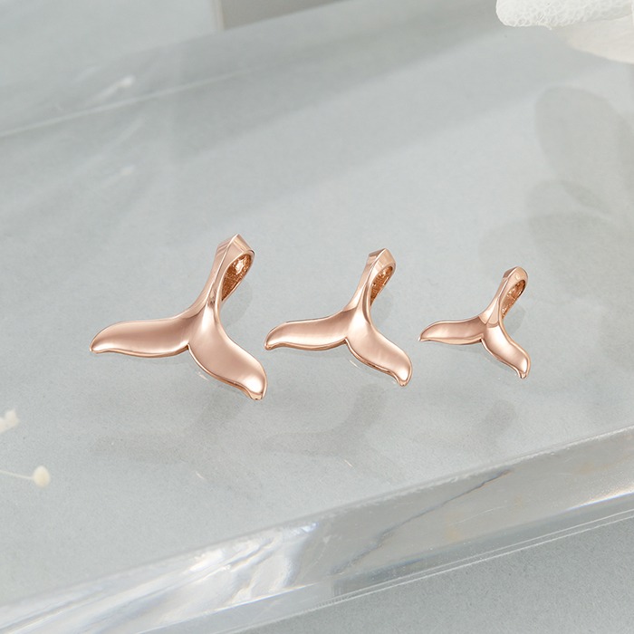 14K 18K 비쥬팝 위시 웨일테일 펜던트 (3type),14K,18K,jewelry