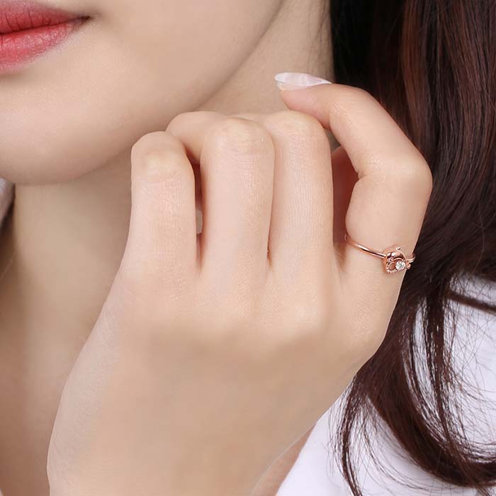 14K 18K 비쥬팝 디버스 러블리 돌고래 반지 45689,14K,18K,jewelry