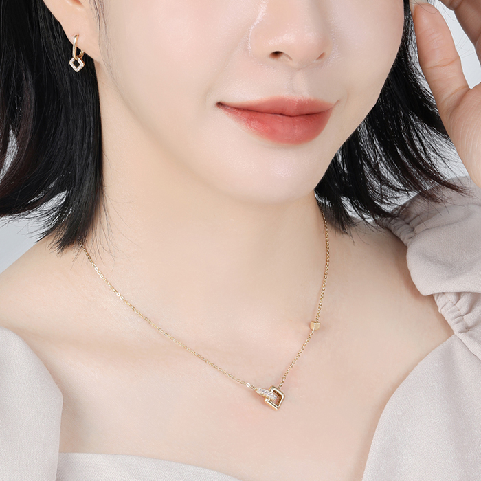 14K 18K 비쥬팝 브리아나 큐빅 세트 69363,14K,18K,jewelry