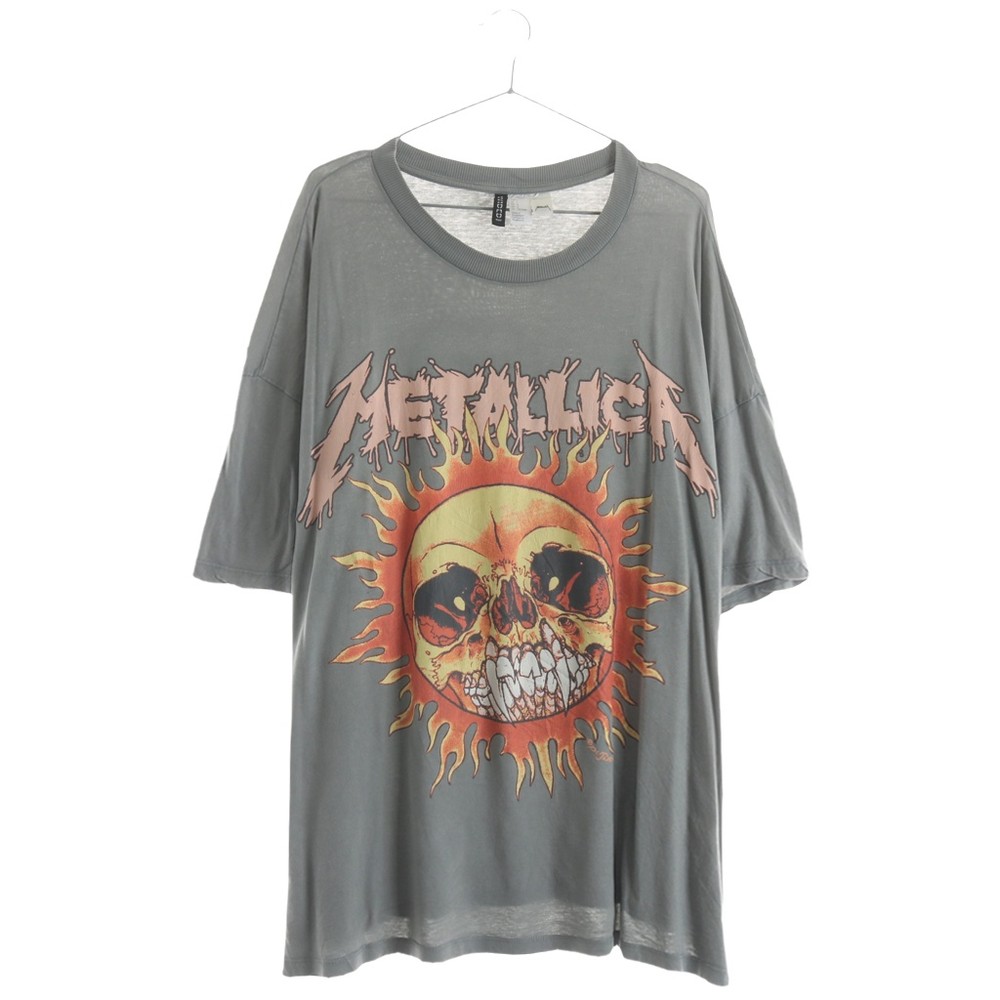 a1460 H&amp;M X METALLICA반팔티 UNISEX(2XL)