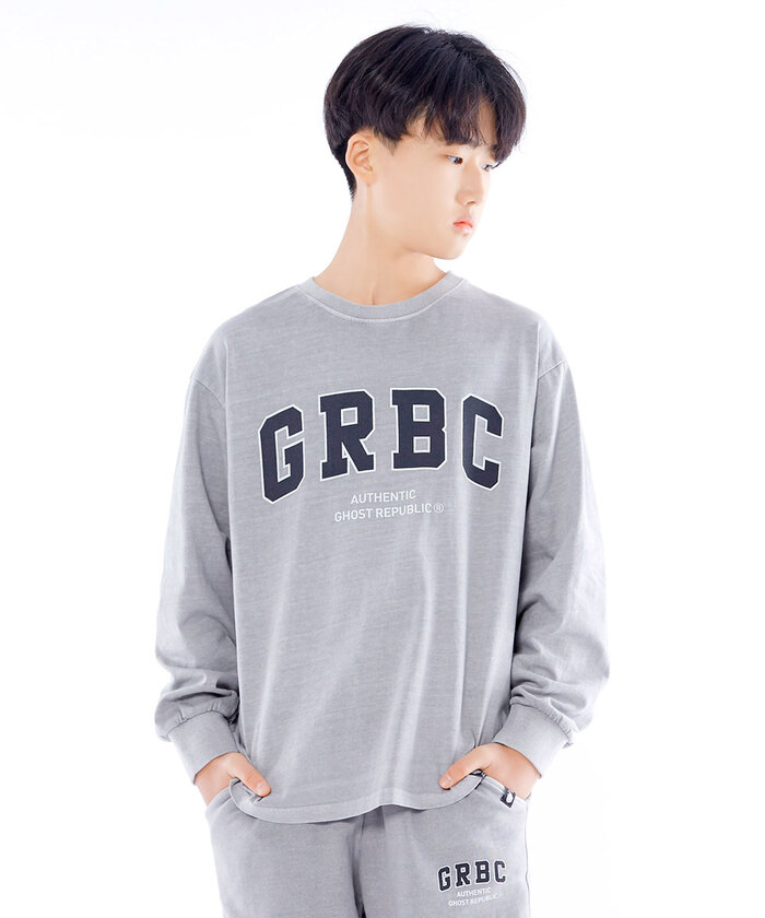 주니어 GRBC 시그니처 피그먼트 오버핏 긴팔티 JLT-J952 3color