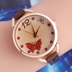 큐빅 나비 손목시계/아날로그 패션시계 여성손목시계 [GX9259]