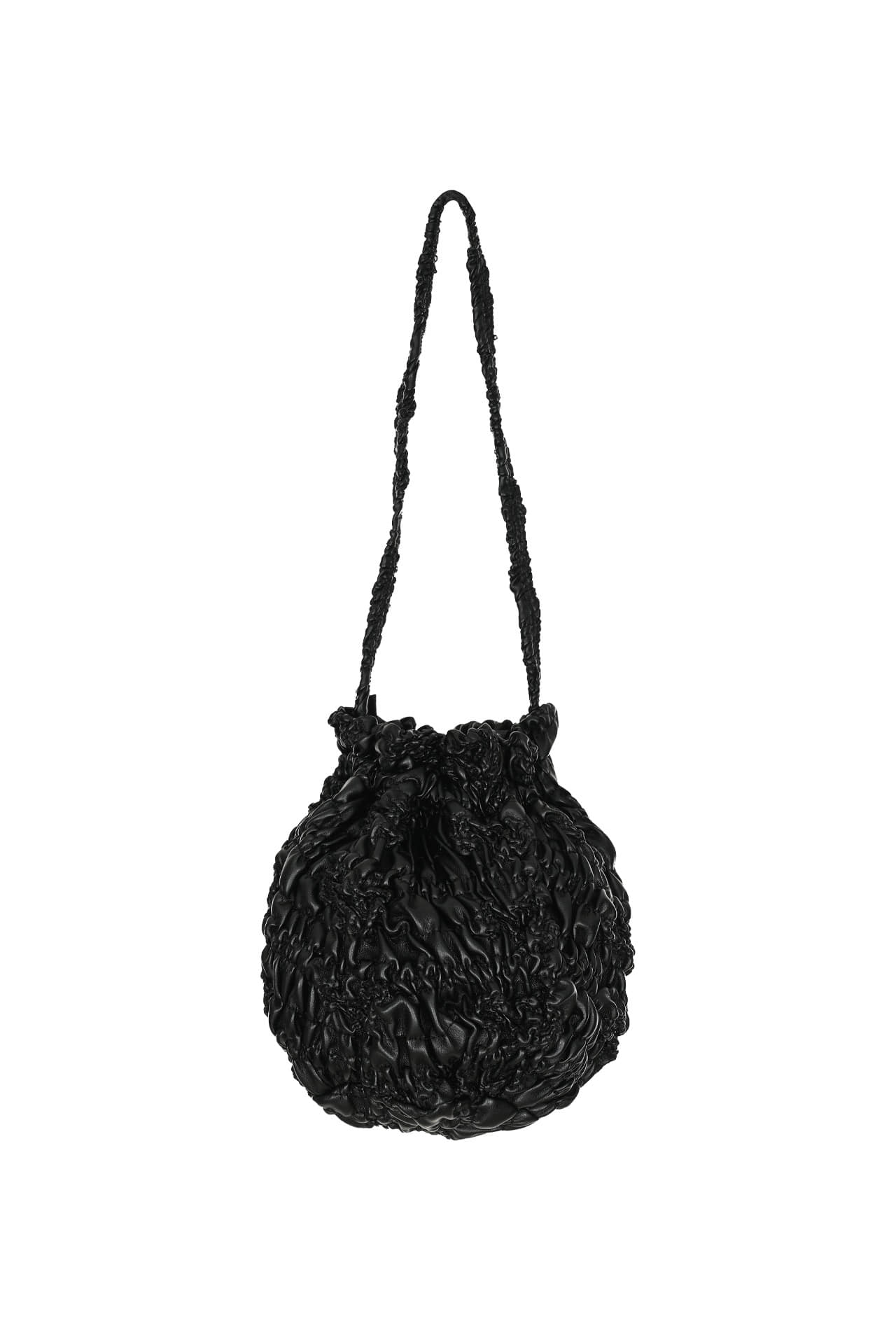 【COSMOSS】Wrinkle Pumpkin Leather Bag (White) Bags - C*SM*SS
