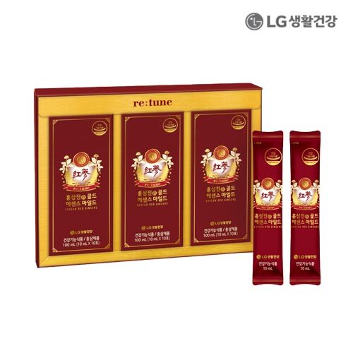 LG생활건강 리튠 홍삼진 스틱 마일드 10ml X 30포