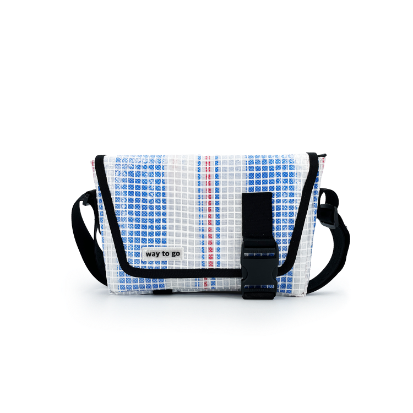 Mesh Tarpaulin Messenger Bag