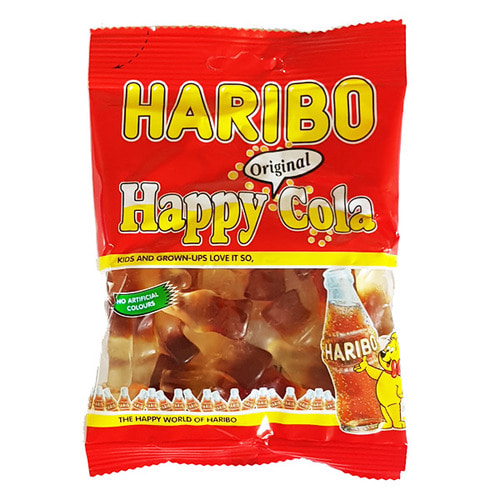하리보 해피콜라 젤리 100g 어린이 간식 키즈 간식