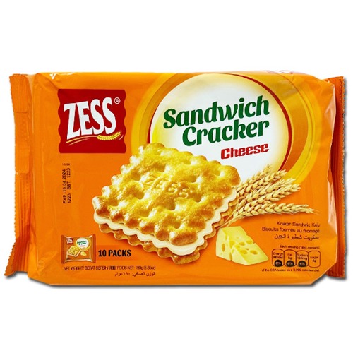 제스 샌드위치 크래커 치즈맛 180g